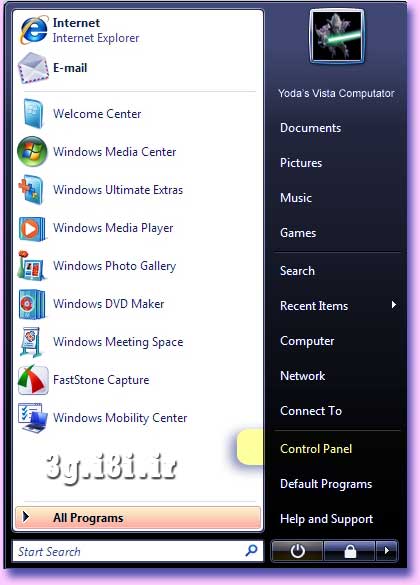 نحوه راه اندازي واي فاي WiFi در Windows Vista براي اتصال به مودم جيبي Huawei E5832